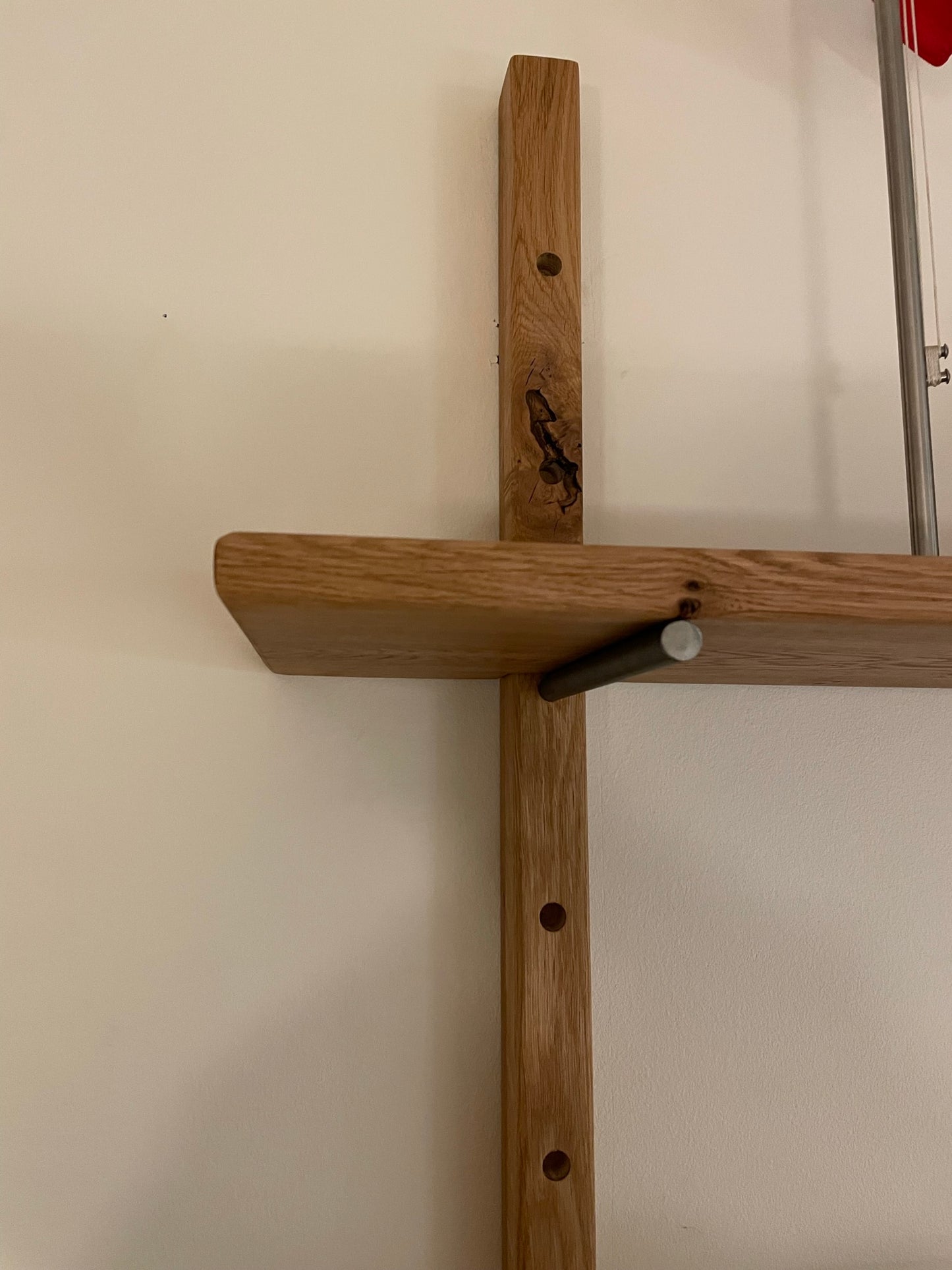 "Den Store" Egetræs Væghylde
